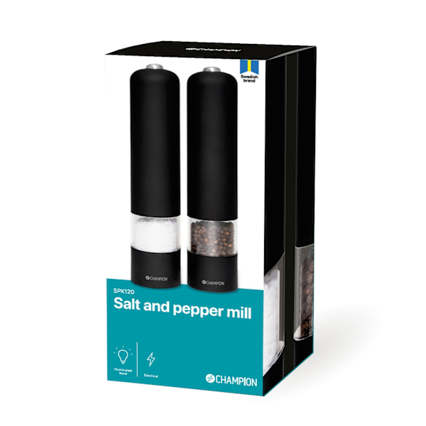 Salt- og peberkværn SPK120 Mat sort