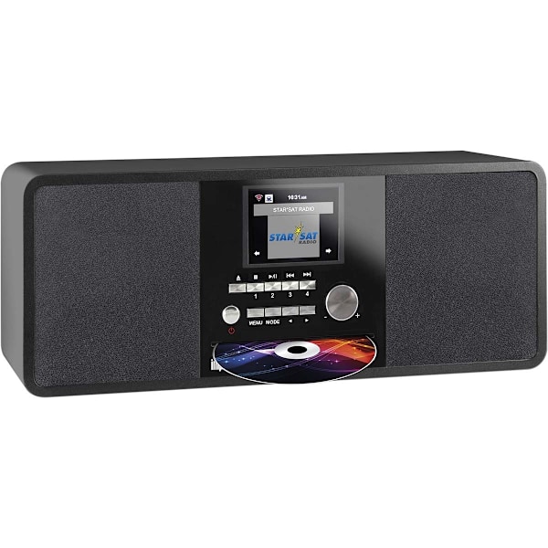 DABMAN i200 CD Multifunktionsradio DAB+ / FM / Internet / Bluetooth Sort