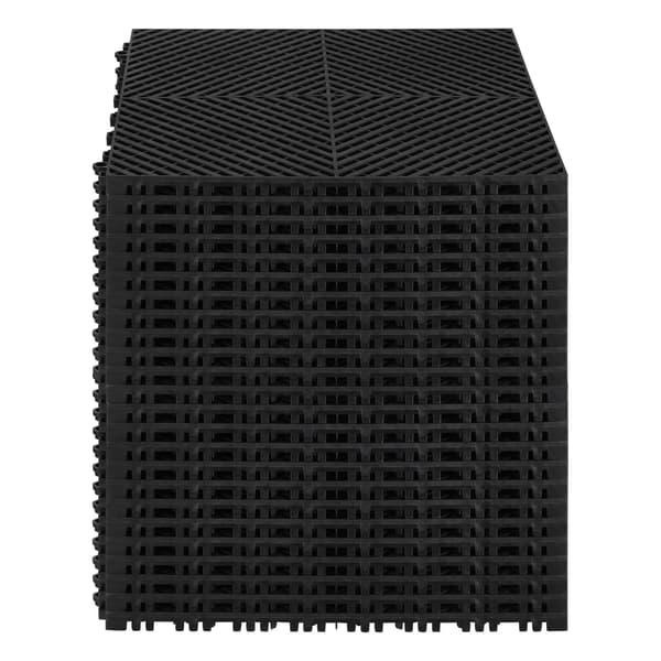 Sammankopplade dräneringsmattor, 24-pack, 15,7 tum PP