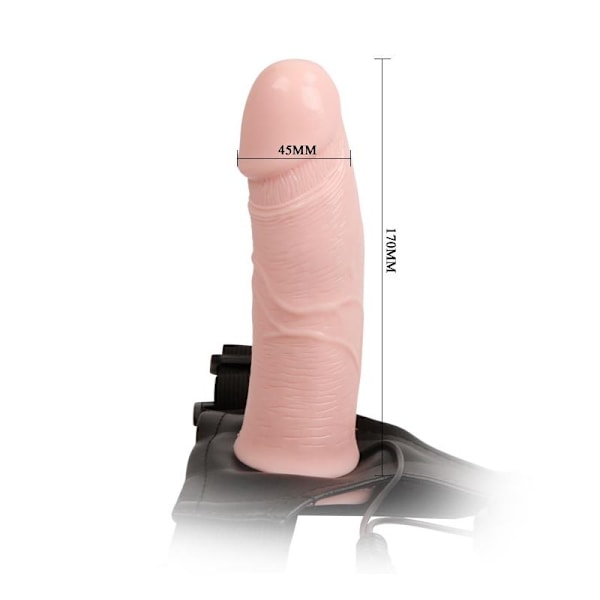 Strap-on värisevillä Hollow Dildo Miesten housuilla