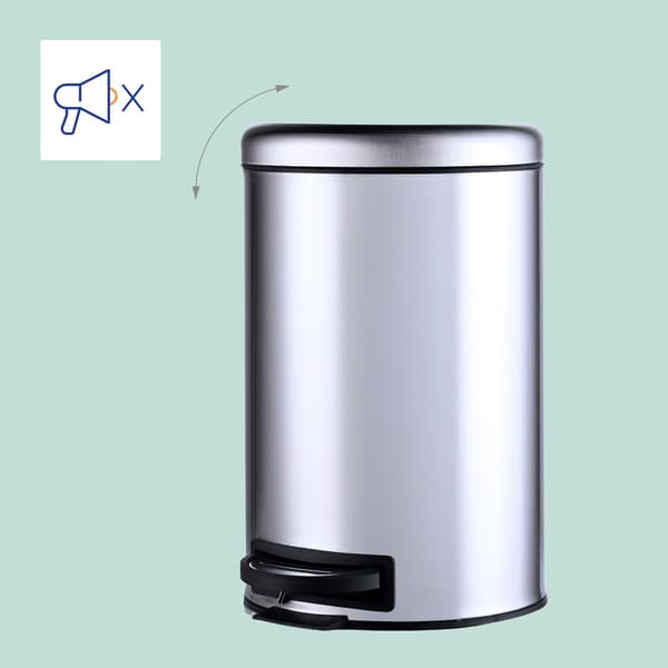 12L Step Bin med indvendig spand – Soft-Close, håndfri