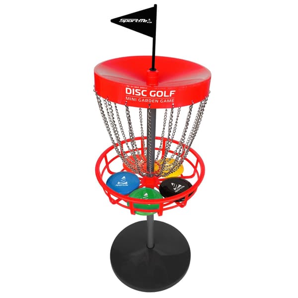 Discgolf set med korg
