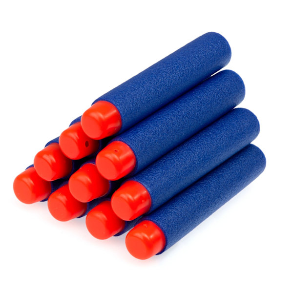 NERF-yhteensopivat laukaisunuolet 10 kpl 7,2 cm