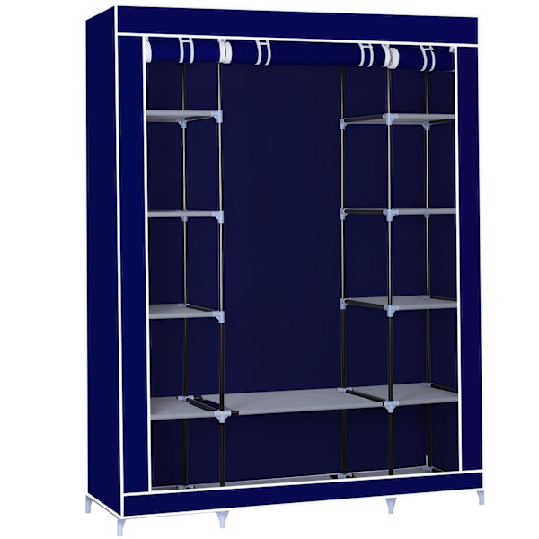 Herzberg HG-8009: Opbevaringsgarderobe - stor blå