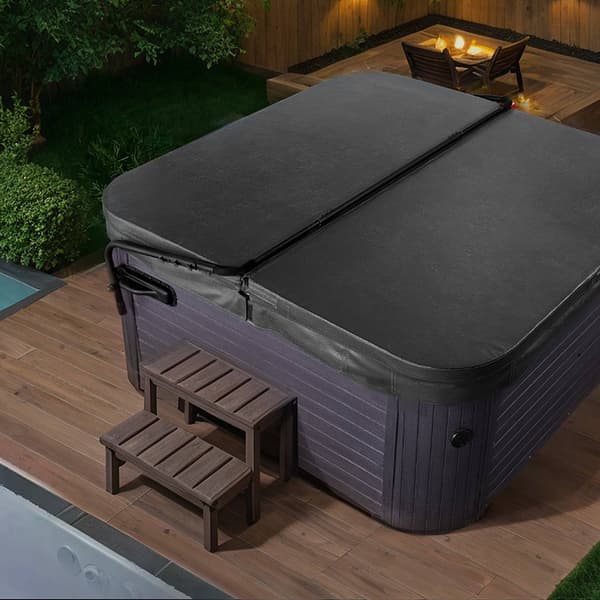 Lyft för bubbelpoolskydd, justerbar sidomontering, aluminium
