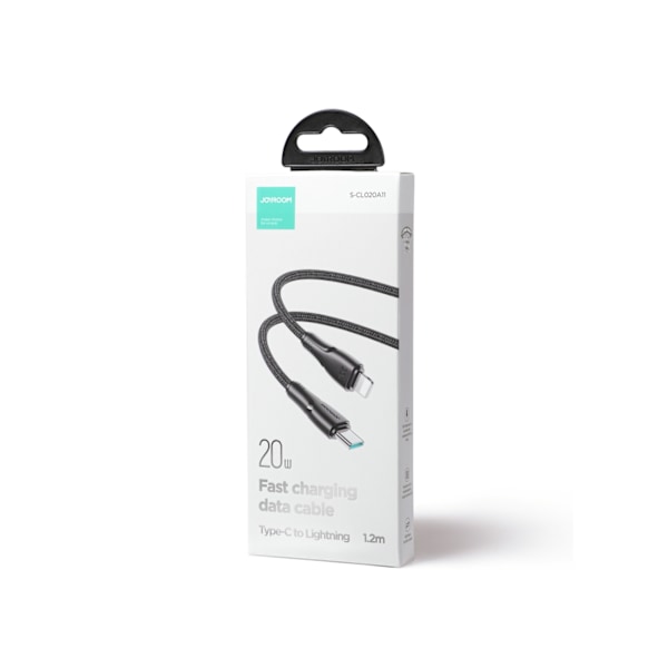 iPhone Surpass Series USB-C - Lightning-kaapeli 20W 1,2m musta