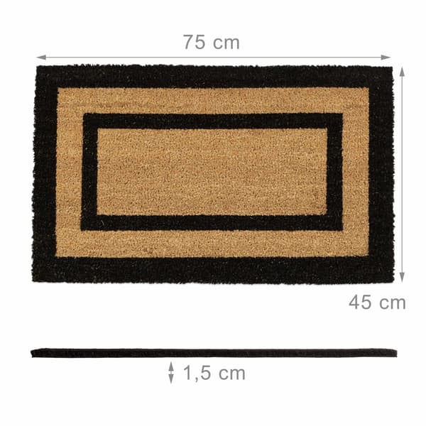 Dörrmatta kokosfiber avlång
