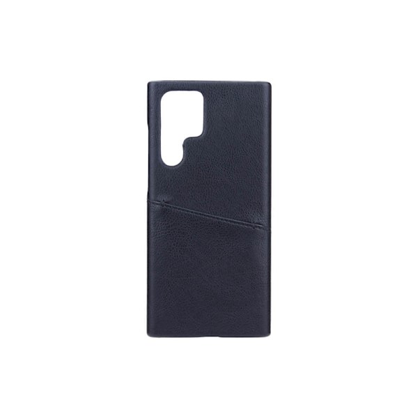 ONSALA Mobilcover Sort med Cardpocket Samsung S22 Ultra