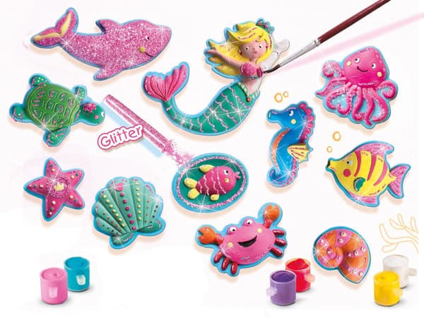 Ses Casting ja maalaus "Ocean Figuurit"