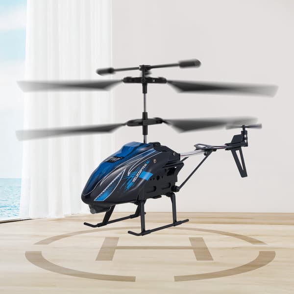 Fjernstyret helikopter, 2,4 GHz højdehold, 16 minutters flyvning, LED-lys