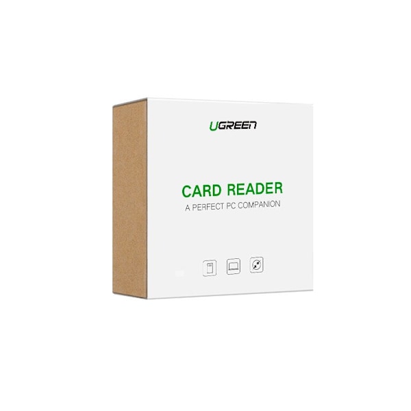 SD / micro SD / CF / MS minneskortläsare, USB 3.0-kontakt 1m - svart