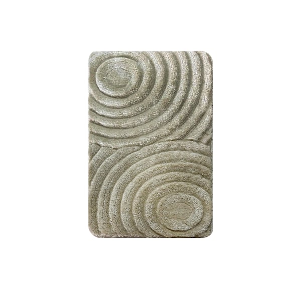 Akryl Bademåtte Wave - Sten (70 x 120)