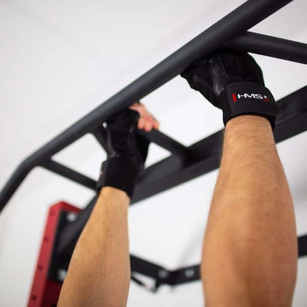 XXL sorte fitnesshandsker – holdbart, åndbart design