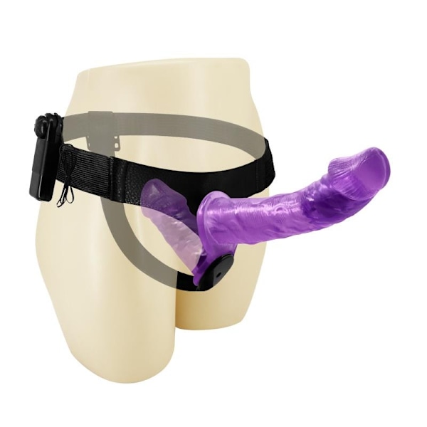 Valjaat Double Dildo Vibration Purple