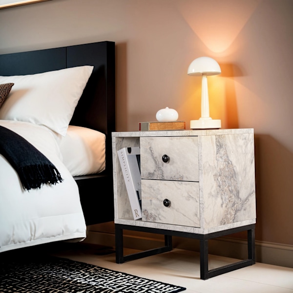 Natbord Glimmer - Fressia Marble, Sort