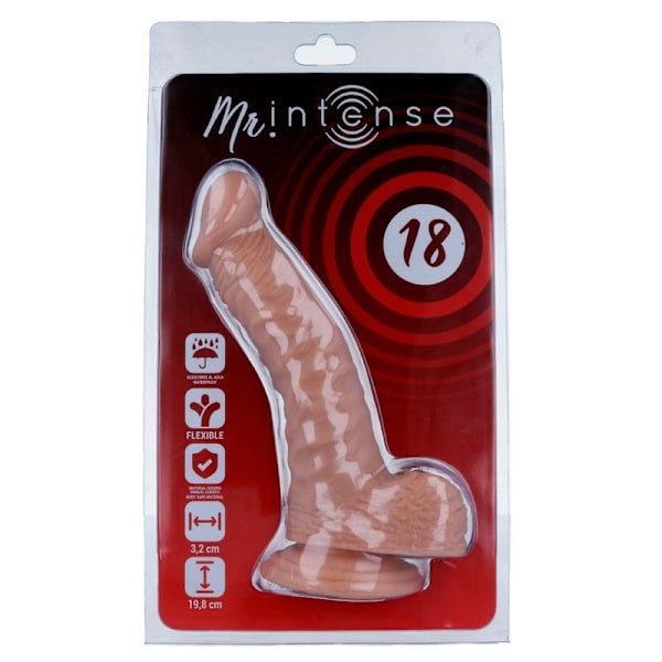 Mr Intense - 18 Realistisk Pik 19,8 Cm -O- 3,2 Cm