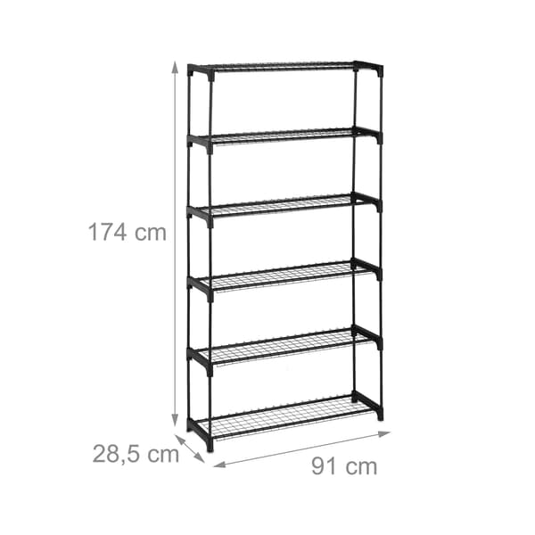 Blomstativ metall 6 hyllor