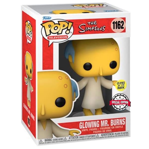 POP-figur Simpsons Glødende Mr. Burns Eksklusiv