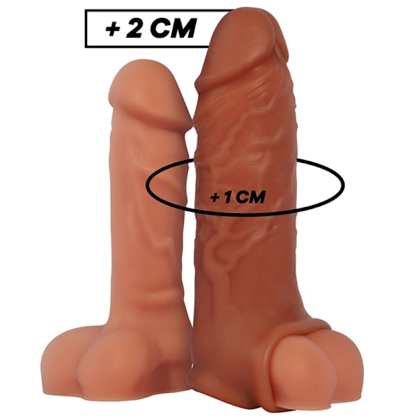 Virilxl - Liquid Silicone V9 Brown Penis Extension