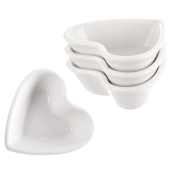 Snackskålar i porslin, 35 ml, 4-pack, mikrovågssäker