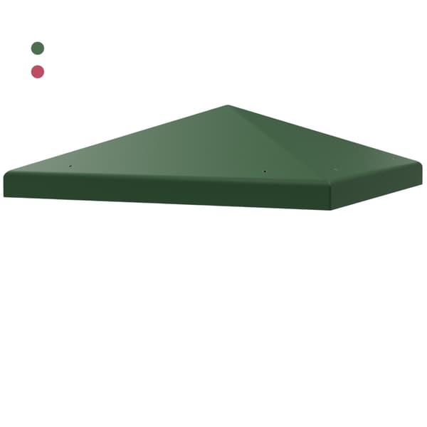 Udskiftningsbaldakin til pavillon 300x300 cm, vandtæt polyester