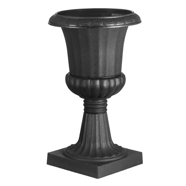 Plasturnplanter, 25 x 42 cm, 2-pack, svarta
