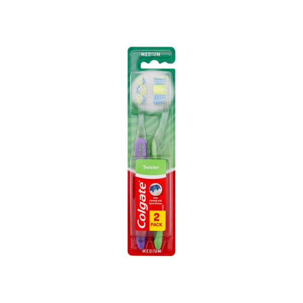 Colgate - Twister Medium - Unisex, 2 pc