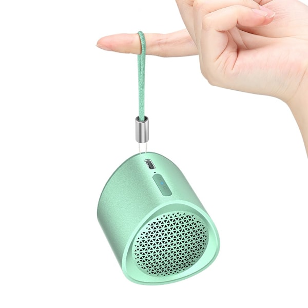 Lille Mini TWS Nimo Bluetooth 5.3 5W trådløs højttaler grøn