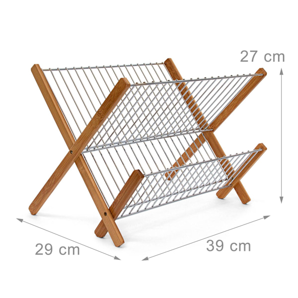 Avloppsstativ CROSS bambu metall