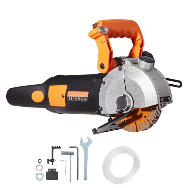 Elektrisk väggfräs 2500W, 133 mm blad, vattenpump
