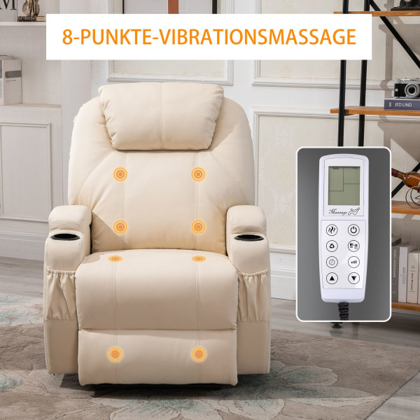 Elektrisk Afslapningsstol Tv-Stol Massagestol Massagefunktion Li