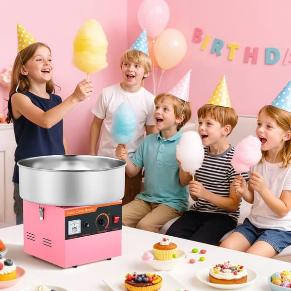 Hattarakone 1000 W, 38 cm teräskulho, pinkki