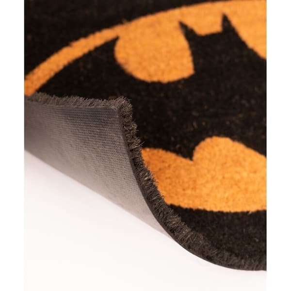 Batman-logo-dørmåtte, indendørs/udendørs brug, holdbart materiale
