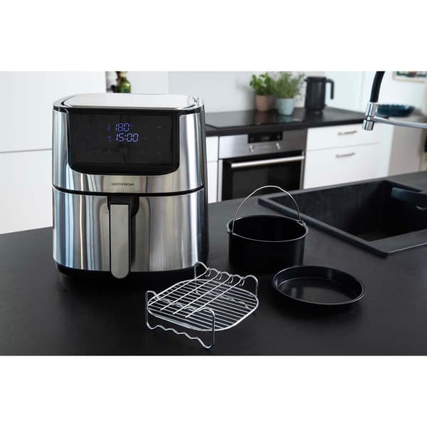 8L Air Fryer med keramikkorg, 8 program, Tål att diskas i diskmaskin