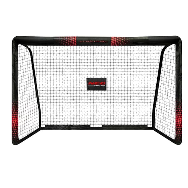 Fodboldmål 180 x 120 x 60 cm, sort/rød, model NS-463