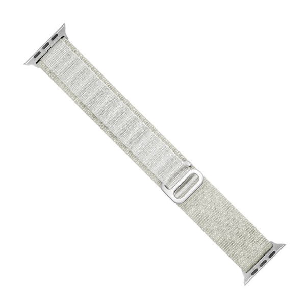 Hihna Alpine-terässoljella Apple Watchille 38 / 40 / 41 mm hopea