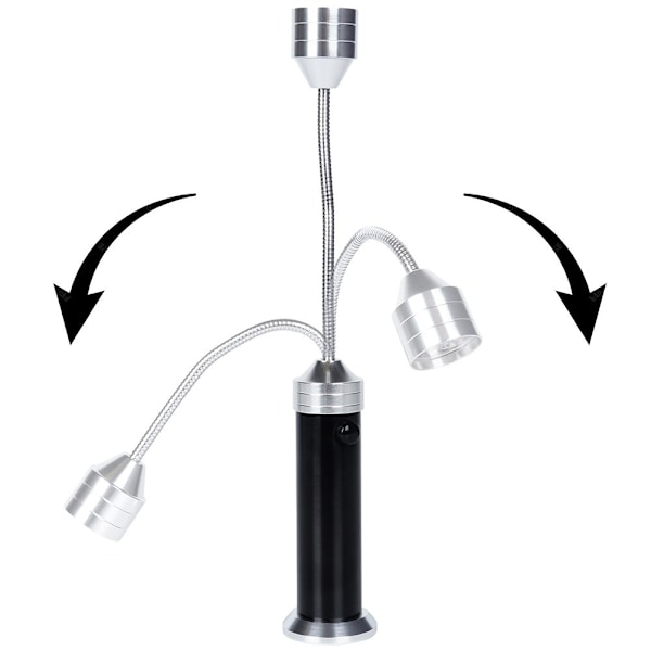 Magneettinen grillilamppu 9 säädettävällä LED-valolla