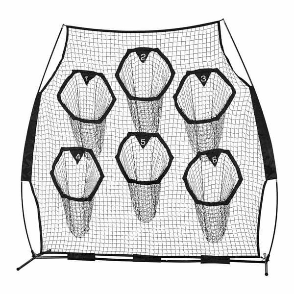 Fodboldkastnet 2,4x2,4 m, 6 mållommer, bæretaske
