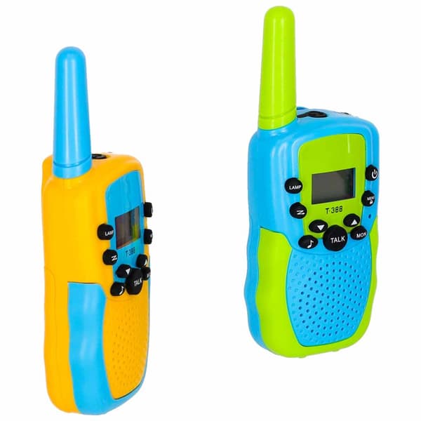 Walkie-talkies til børn, 2-pak, op til 3 km rækkevidde