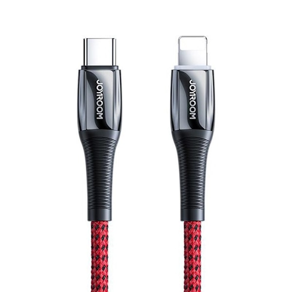 Kaapeli iPhonelle USB-C - Lightning Power Delivery 20W 2.4A 1.2m punainen