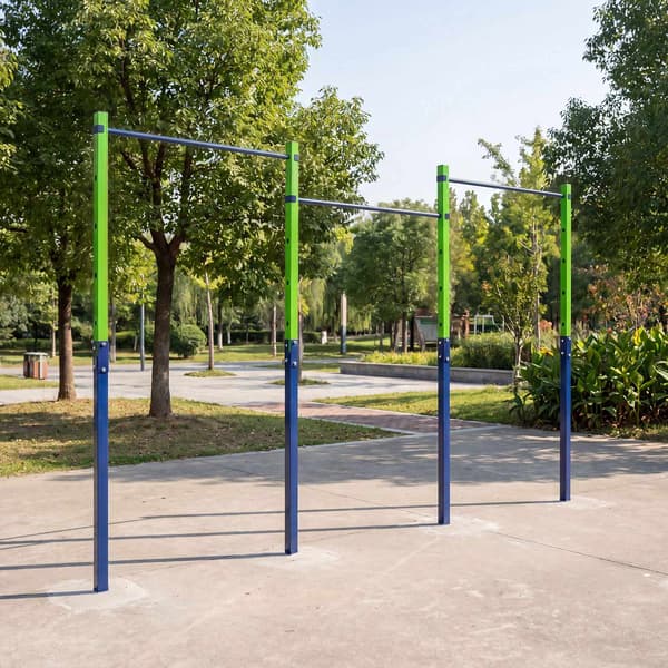 Utomhus pull-up-stång, justerbar höjd, 330 kg kapacitet
