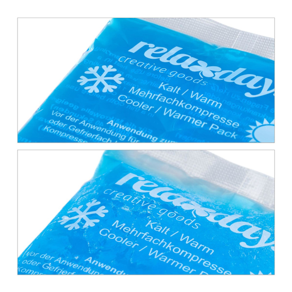 Kyllampor rektangulär set om 4 blå