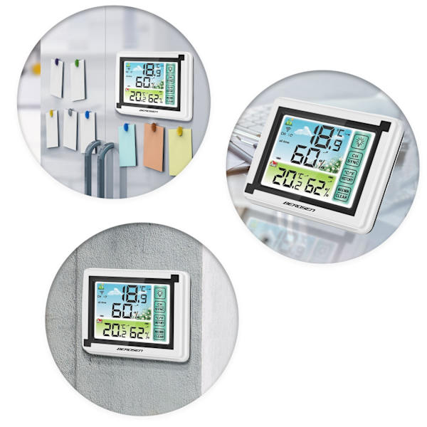 Vit Väderstation med Display BD-900