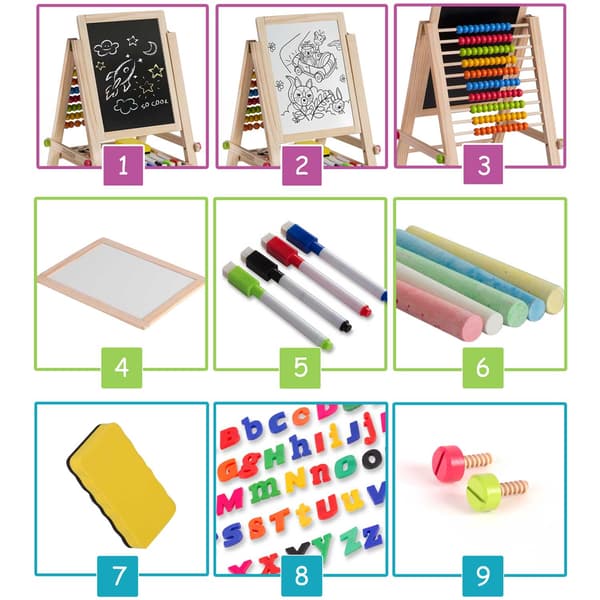 Sammenklappelig magnetisk tavle Ricokids