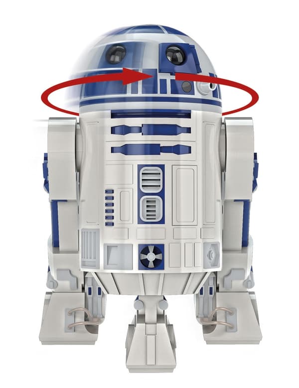 Byg dit eget R2-D2 robotbyggesæt, 80 dele, app-styret