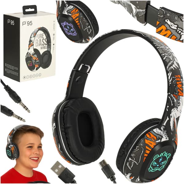 Trådløse Bluetooth In-Ear Gaming-hovedtelefoner – Sort