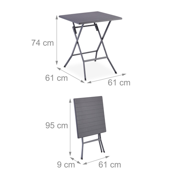 Fällbart bord