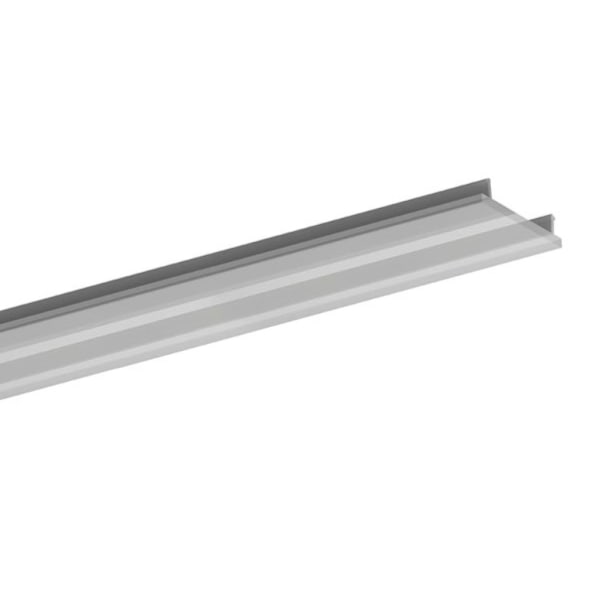 Pmma Diffuser Til Alu-Epoxy Led Profil - 2 Meter - Frosted/Opal