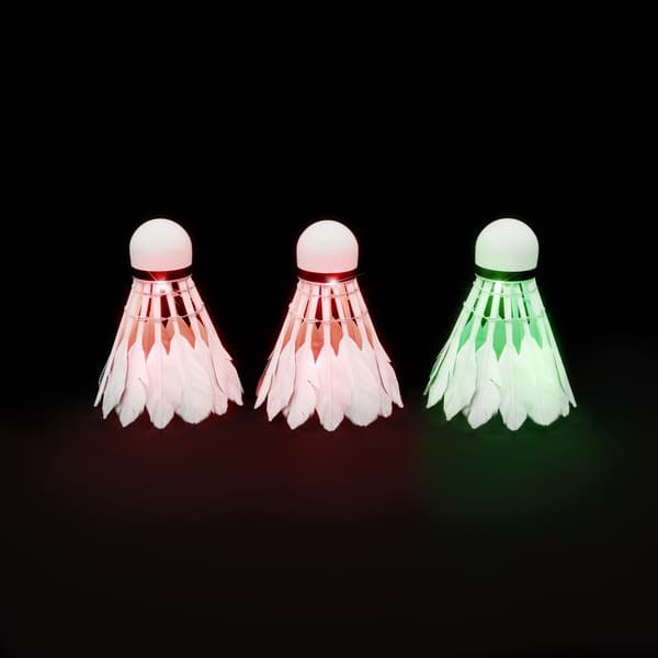 LED fjäderbollar, 3 st