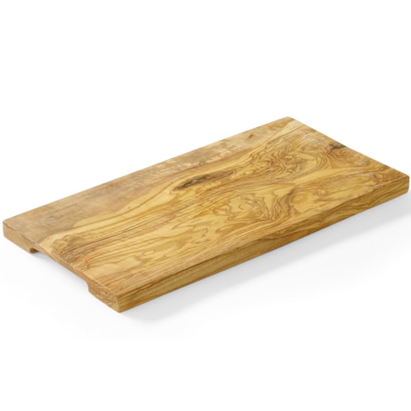 Rektangulär serveringsbräda i olivträ 350 x 150 x 18 mm - Hendi 505182